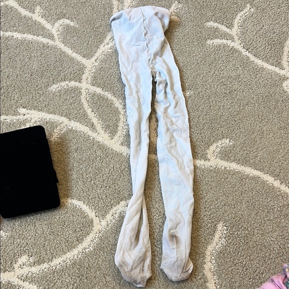 Pink and black and white tights Set 4t-5t - Picture 6 of 6